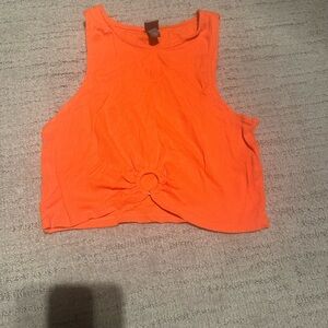 Wild Fable Vibrant Orange Crop Top